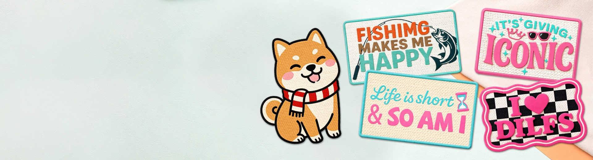 Tatami Fabric Silicone Patches