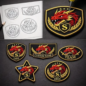 Custom Embroidered Patches for Jackets, Hats & Bags