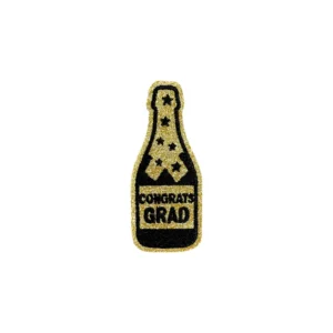 Graduation Champagne Embroidered Patch